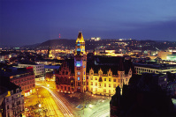 Rathaus bei Nacht