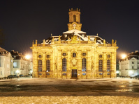 Ludwigskirche bei Nacht
