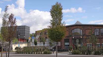 Das WerkLoft und das Kulturzentrum am Eurobahnhof (KuBa) im Hintergrund Das WerkLoft und das Kulturzentrum am Eurobahnhof (KuBa) im Hintergrund